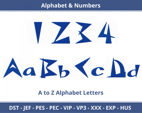 Space Patrol Alphabet & Numbers Machine Embroidery Designs
