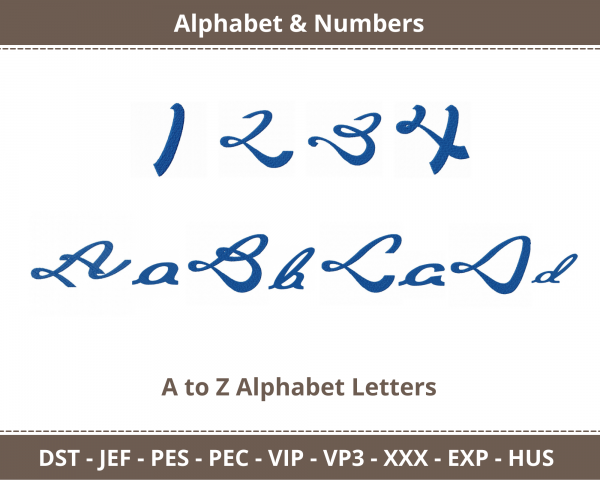Blessing Son Alphabet & Numbers Machine Embroidery Designs