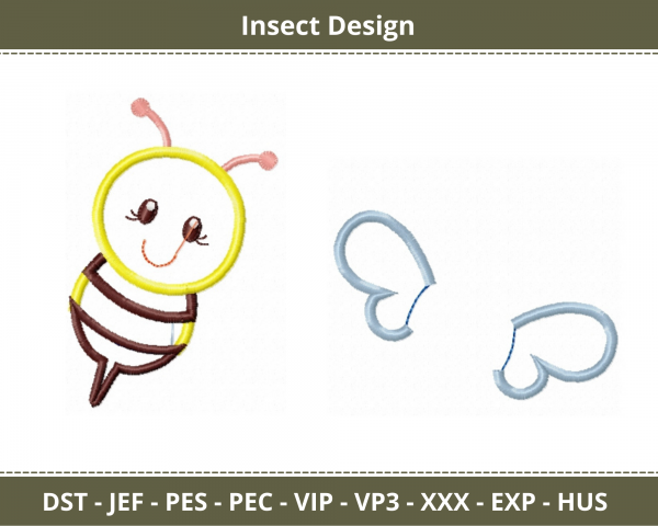 Insect Machine Embroidery Designs