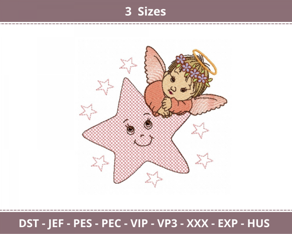Crazy Baby Machine Embroidery Designs-3 Sizes-instant download