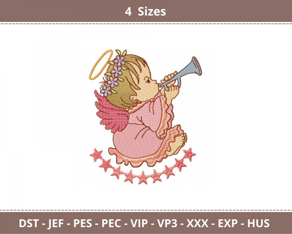 Cute Baby Machine Embroidery Designs-4 Sizes-instant download