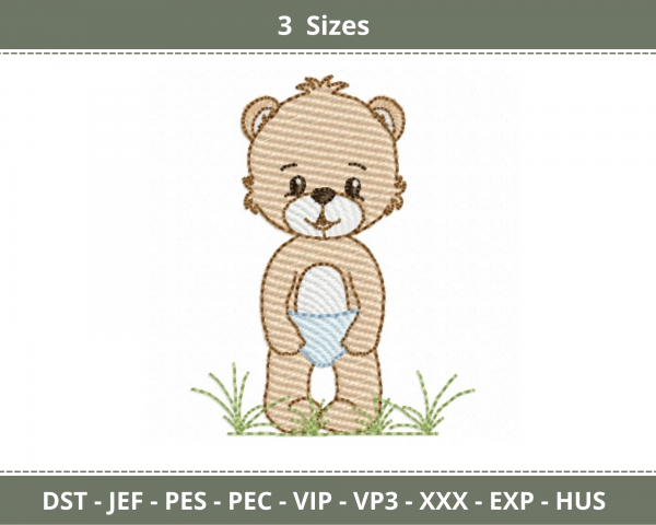 Teddy Bear Machine Embroidery Designs	