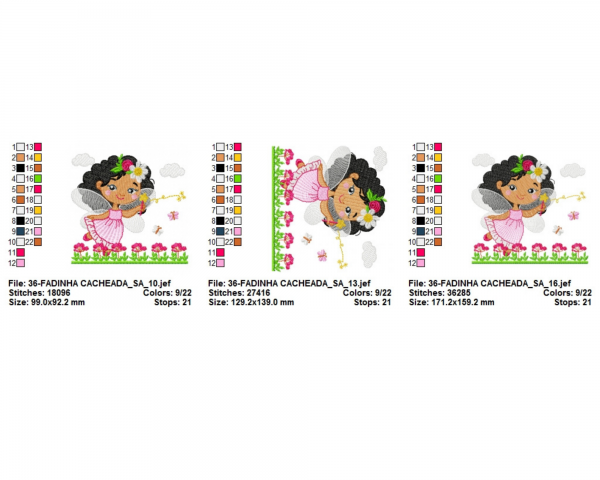 Princess Machine Embroidery Designs-3 Sizes-instant download
