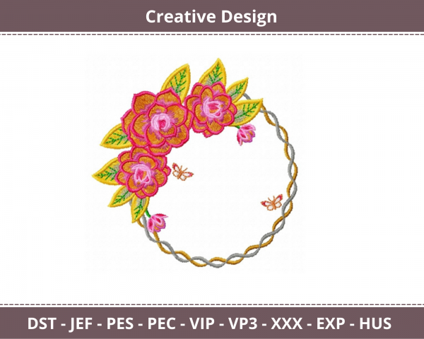 Creative Floral Machine Embroidery Designs