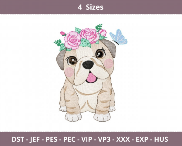 Cute Puppy Machine Embroidery Designs