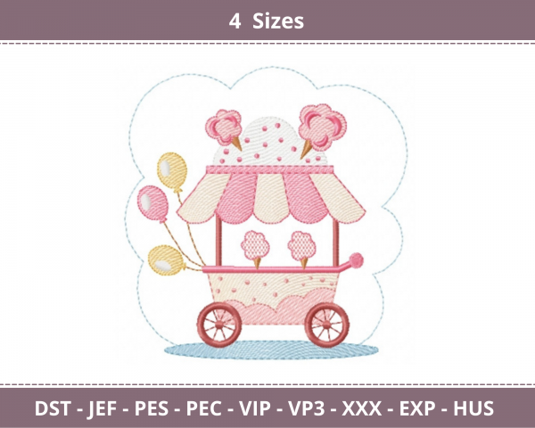 Candy Shop Machine Embroidery Designs-4 Sizes-instant download