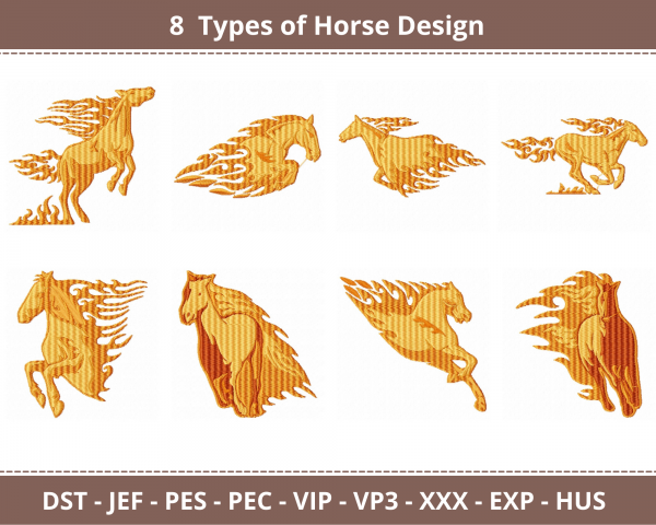 Horse Machine Embroidery Designs
