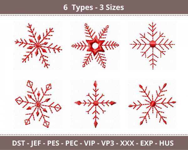 Snowflake Machine Embroidery Designs