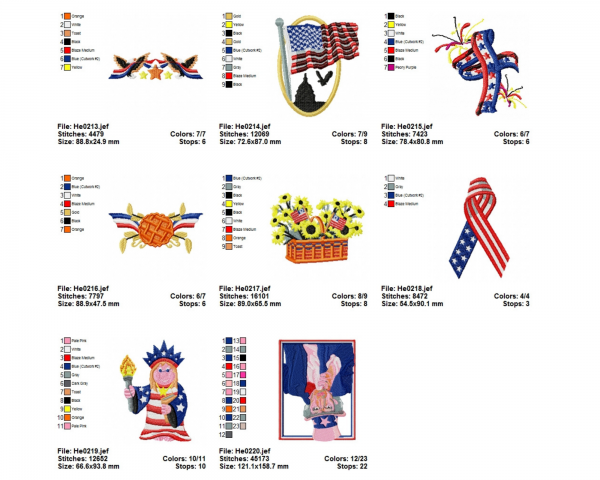 Creative Machine Embroidery Designs-1 Size-20 Types-instant download