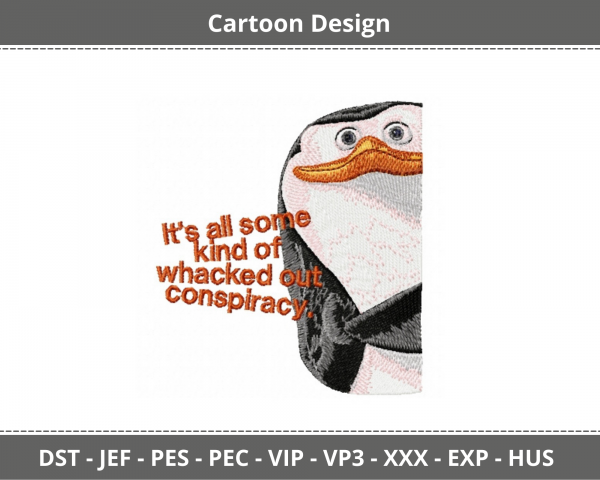 Cartoon Machine Embroidery Designs-1 Size-instant download