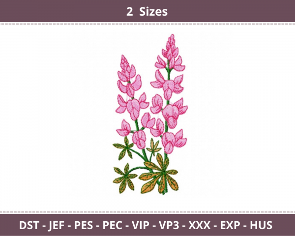 Summer Flower Machine Embroidery Designs-2 Sizes-instant download