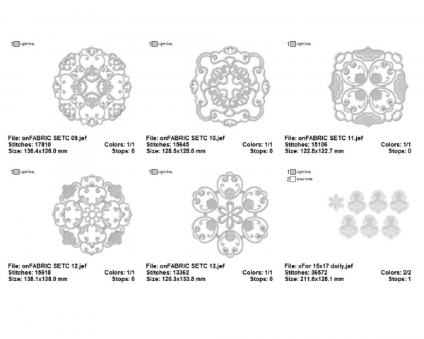 Creative Flower Machine Embroidery Designs-1 Size-15 Types-instant download