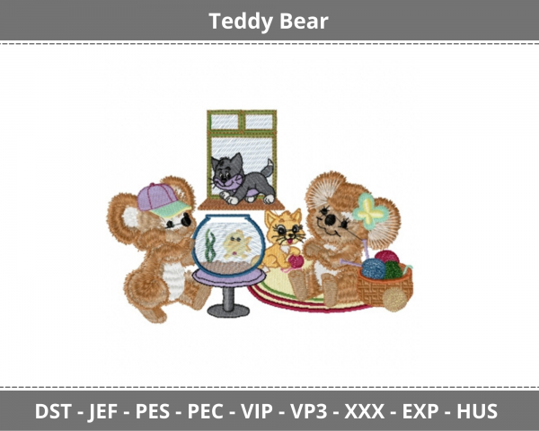 Crazy Teddy’s Machine Embroidery Designs