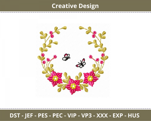 Creative Machine Embroidery Designs-1 Size-instant download
