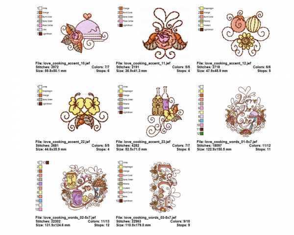 Creative Machine Embroidery Designs-1 Size-26 Types-instant download