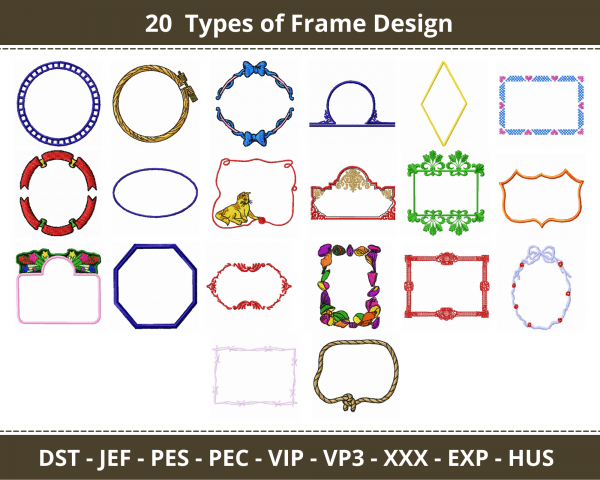 Frame Machine Embroidery Designs