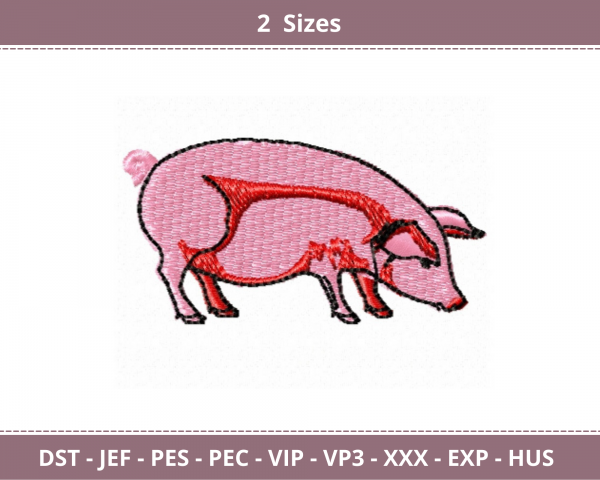 Piggy Machine Embroidery Designs