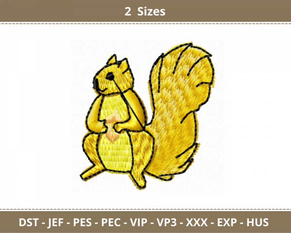 Squirrel Machine Embroidery Designs