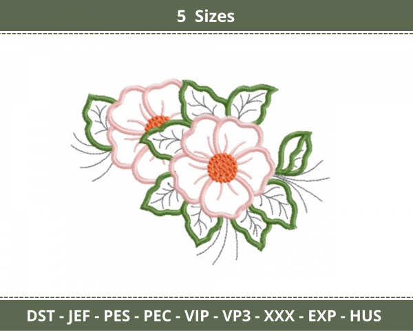 Creative flower Machine Embroidery Designs