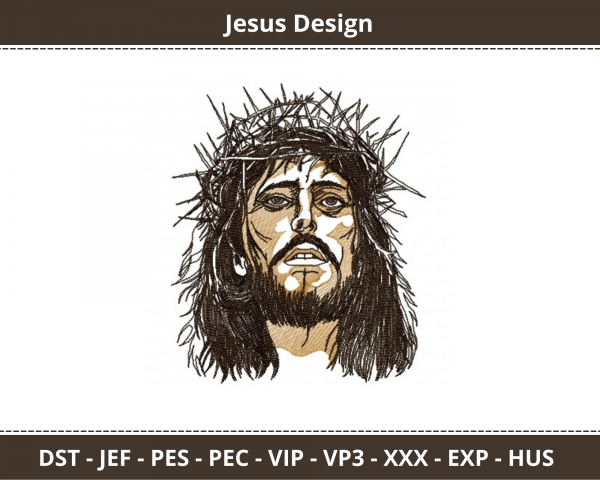 Jesus Machine Embroidery Designs