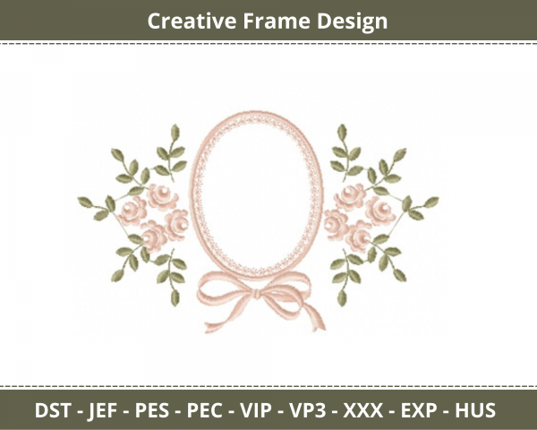 Creative Frame Machine Embroidery Designs