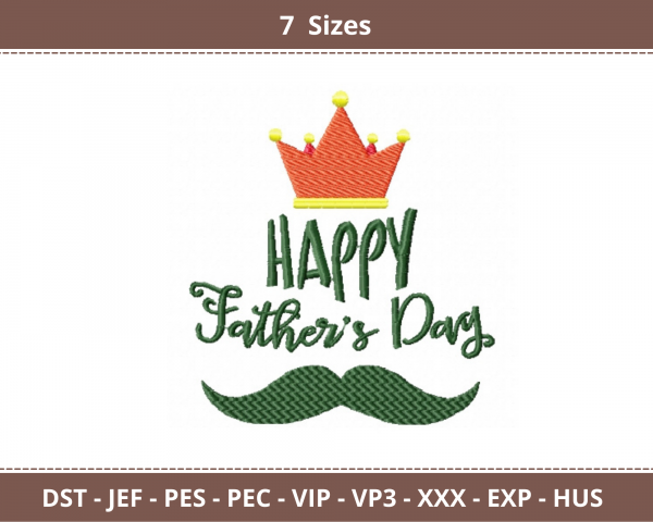 Happy Father's Day Quotes Machine Embroidery Designs