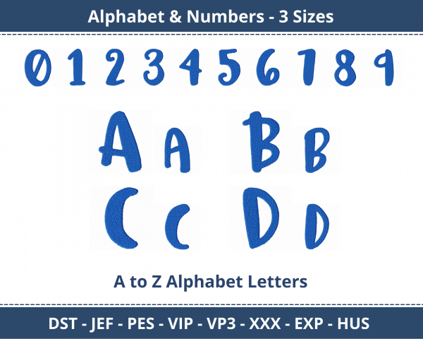 Hello spring Alphabet & Numbers Machine Embroidery Designs
