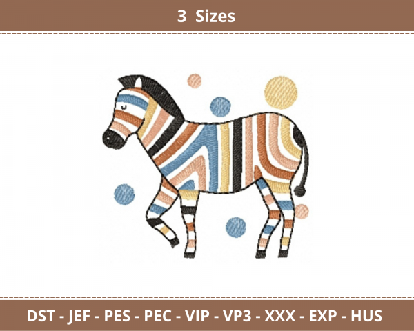 Creative Horse Machine Embroidery Designs-3 Sizes-instant download