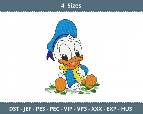 Cartoon Machine Embroidery Designs-4 Sizes-instant download