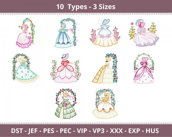 Little Princess Machine Embroidery Designs