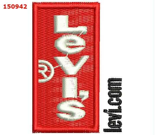 LEVI'S Logo Embroidery design