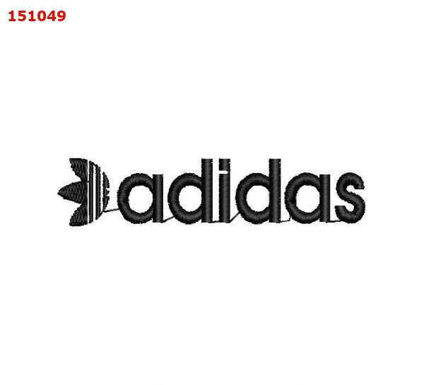 desinfectar escribir Melodrama ADIDAS Logo Embroidery design