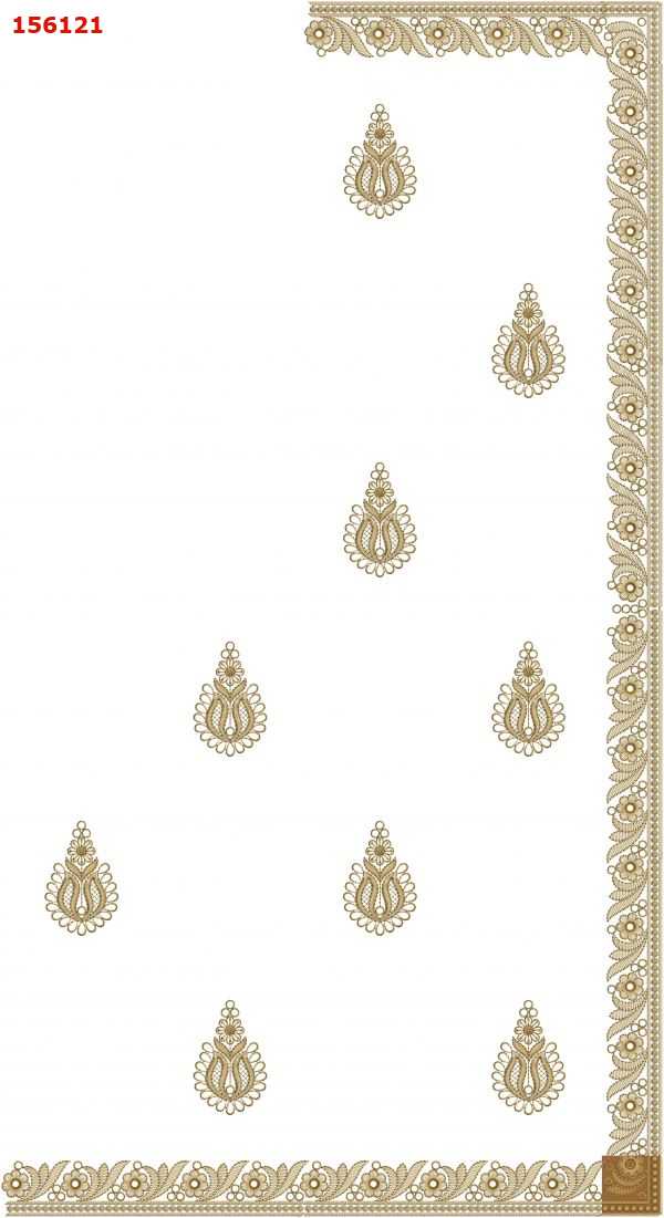 saree embroidery design