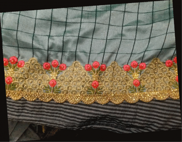 c pallu saree embroidery design