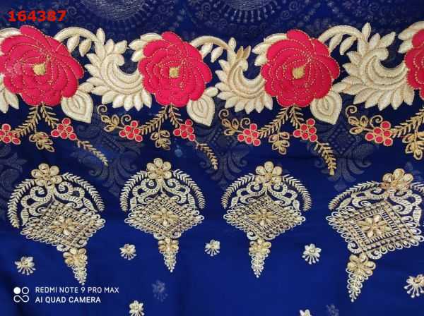Penal Saree Embroidery Design
