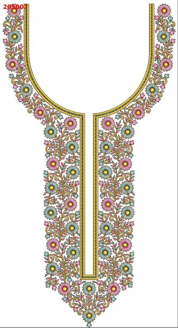 NECK EMBROIDERY DESIGN