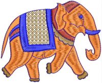 elephant embroidary design