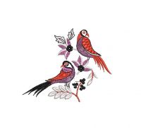 Beautiful birds  Creative Figure Embroidery Design 