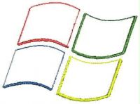 Tema Windows Logo  Embroidery design 