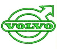 VOLVO Logo  Embroidery design 