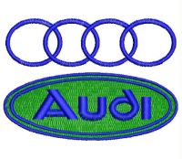 Audi Logo  Embroidery design 