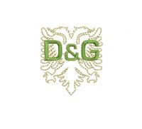D & G Logo  Embroidery design 