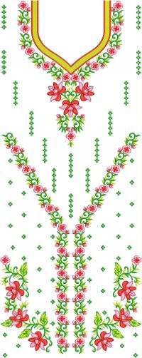 singal haed embroidery design