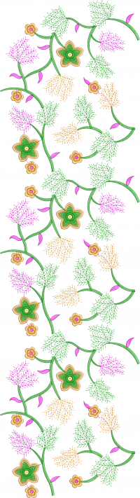 all over garment embroidery design