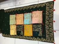paper c=pallu cording saree embroidery design