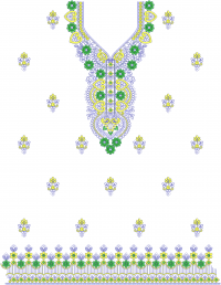 long suite embroidery design