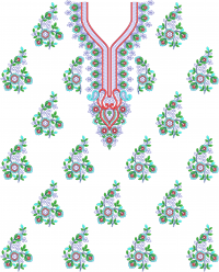 long suite embroidery design