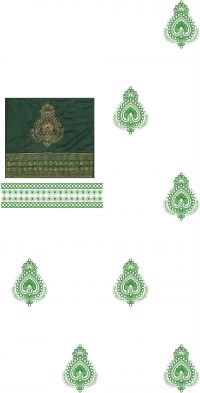  Pallu skirt saree embroidery design