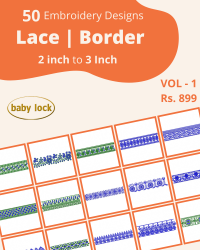 50 Border Designs Pack for Babylock Machine
