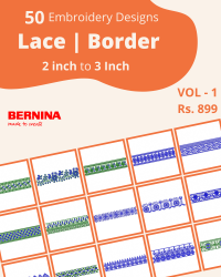 50 Border Designs Pack for Bernina Machine